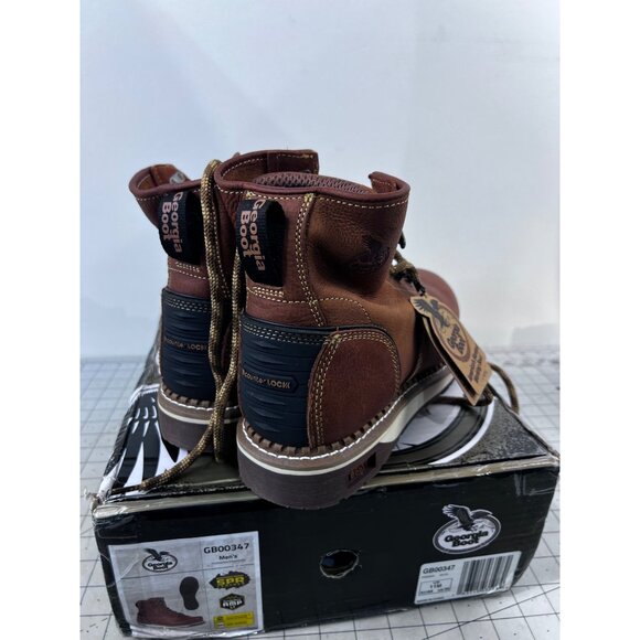 Georgia Wedge 6 Inch Electrical Soft Toe Work Boots Men’s Sz. 11 New - Picture 8 of 11